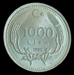1992 1000 Lira Çil