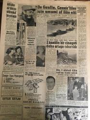 YENİ SABAH GAZETESİ 15 OCAK 1959 YIL :21 SAYI :7137---CHP Kurultayı dün tarihi bir beyanname yayınladı: CHP nin  taahhüdleri :Bütün Antidemokratik Kanunların kaldırılması  ,Anayasa Mahkemesi Çift Meclis ,Nisbi Seçim usulü ve grev hakkı  --Yd .Subay adaylarının hepsi okula alınacak --İskenderun da ki infilakta 16 kişinin öldüğü açıklandı ---Yozgat ta iki kişiyi öldüren kaatil kaçtı --Meclis de Çelikbaş ve Gedik  söz düellosu --Robert College ücretlere yeni tarz zam yaptı --Bu hepsinden parlak ! :Siyavuşgil --İstanbul Rehberi ---İnfilaka ait dosya ehivukuf heyetinde ---De Gaulle ,Cezayirliler için umumi af ilan etti ---Mikoyan ölümle tehdit ediliyor --2 Kaatilin bir cinayeti daha ortaya çıkarıldı --Dün 3 şüpheli vakası tespit edildi --Fenerbahçe Galatasaray a 71-58 galip geldi --Radyo pazar günkü için alelacele spiker seçti --I.Spor ,B.Spor u güç mağlup etti :2-1--Ezeli rakip bugün kampa giriyorlar ---B.Amerika silah yardımı yaparken şart koşuyor --Talebeler 175 lira bursu az buluyor --