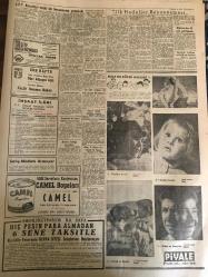YENİ SABAH GAZETESİ 15 OCAK 1959 YIL :21 SAYI :7137---CHP Kurultayı dün tarihi bir beyanname yayınladı: CHP nin  taahhüdleri :Bütün Antidemokratik Kanunların kaldırılması  ,Anayasa Mahkemesi Çift Meclis ,Nisbi Seçim usulü ve grev hakkı  --Yd .Subay adaylarının hepsi okula alınacak --İskenderun da ki infilakta 16 kişinin öldüğü açıklandı ---Yozgat ta iki kişiyi öldüren kaatil kaçtı --Meclis de Çelikbaş ve Gedik  söz düellosu --Robert College ücretlere yeni tarz zam yaptı --Bu hepsinden parlak ! :Siyavuşgil --İstanbul Rehberi ---İnfilaka ait dosya ehivukuf heyetinde ---De Gaulle ,Cezayirliler için umumi af ilan etti ---Mikoyan ölümle tehdit ediliyor --2 Kaatilin bir cinayeti daha ortaya çıkarıldı --Dün 3 şüpheli vakası tespit edildi --Fenerbahçe Galatasaray a 71-58 galip geldi --Radyo pazar günkü için alelacele spiker seçti --I.Spor ,B.Spor u güç mağlup etti :2-1--Ezeli rakip bugün kampa giriyorlar ---B.Amerika silah yardımı yaparken şart koşuyor --Talebeler 175 lira bursu az buluyor --