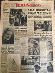 YENİ SABAH GAZETESİ 12 OCAK 1959 YIL :21 SAYI :7134--Öğretmen buhranı encümende tenkit edildi --CHP Kurultayı bugün toplanıyor ---İnfilak sahasında dün ceset bulunmadı --Balıkesir de Güçbirliğine  katılanlar  her gün artıyor --Çekmece yolundaki bir kaza da iki genç kız öldü --Silivri de hamile bir kadın ebenin ihmaline kurban gitti ---Şiddetli yağmur  Balıkesir de hasar yaptı ---Sual yağmuru :Siyavuşgil---Rusya ,Almanya için bir antlaşma hazırlandı --Su derdinin halli için program hazırlandı --Amerika feza yarışında Rusya yı geçmek azminde --Ankara motorlü treni yanıyordu ---Ankara Radyosunun 4 elemanı ,bir skandala sebebiyet verdiler ---Sinema : Dört sevdalı kız ,Toto korkusuz  milyoner ,---Bir karı koca metroda birbirlerini kaybettiler ---Galatasaray ,Beşiktaş ı 2-1 yendi --Vefa ile berabere kalan adalet  dördüncü oldu --Yeni futbol federasyonu  hafta sonu ilan edilecek ---Kıbrıs Türklerini kalkındırmak için tedbirler ---İngiliz hostesleri kısa etek  istemiyor ---