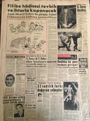 YENİ SABAH GAZETESİ 6 OCAK 1959 YIL :21 SAYI :7128--Radyo ve Basın suçları mevzuunda beyanat  vermedim ---Antalya da selden 18 ev 3 dükkan yıkıldı --Menderes  bugün büyük DP toplantısında konuşacak --CHP Milli Müdafaa Bütçesini Az Buldu ---Kıbrıs konferansı bir ay içinde toplanacak --Bir gelin kaynanasını  keserle öldürüp yaktı ---İskenderun da  büyük pamuk deposu  yandı ---Gerede de deprem --Koyunları boyayıp sahibine sattılar --Ah bu münazaralar ! :Siyavuşgil --İstanbul Rehberi ---Ruslar feza muvaffakiyetini casuslarıyla temin etmişler --Suriyeliler dün Şam da Komünizm tel in ettiler --Amerika da soğuktan 15 kişi yollarda öldü --Batur , 20 CKMP li yi CHP ye kaydettirdi ---Filibe hadisesi tevbih ve ihtarla kapanacak --Galatasaray ile Fenerbahçe  tekrar karşılaşıyor --Beşiktaş bu gece kampa giriyor --32 Sayılık farkı doğuran sebepler --1961 Avrupa yelken şampiyonasına 20 millet iştirak edecek --