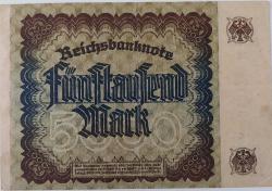 1922 ALMANYA 5000 MARK (BEŞ BİN) REICHS BANKNOTE ORİJİNAL KAĞIT PARASI ÇİLALTI A310185M NADİRDİR