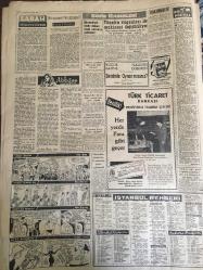 YENİ SABAH GAZETESİ 5 OCAK 1959 YIL :21 SAYI :7127---Belediye ile vilayetin birleşmesi muhtemel --Vilayette dün de mühim meseleler görüşüldü --Sadettin Yalım ,Namık Gedik ten hesap soracak ---Bütçe encümeninde sert tartışmalar --İktisadi D.Teşekküllü  memur ve müstahdemi partilere girebilecek ---Ne zaman ?Ne zaman ?: Siyavuşgil --İstanbul Rehberi ---Rus roketi ,güneşin peyki oldu Sovyet propagandası  başladı ---Castro basın hürriyetini garanti ediyorum dedi ---Sinema : İpek Çoraplar ,Uyuyan Prens ---Galatasaray ,Fenerbahçe yi bozguna uğrattı :71-39---Fenerbahçe ,Beykoz u ilk devrede yendi :3-0---Adalet ,B.Spor dan  rövanşını aldı :2-1--Sahadan çekilen Hasköy Taksim e 3-0 mağlup oldu ---