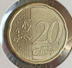 Avusturya 2022 20 Euro Cent Belvedere kalesi