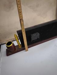 DEKORATİF MASA SAATİ KALEMLİK VE DUA YAZILI CAMİ TEMALI SAAT ÇALIŞMIYOR