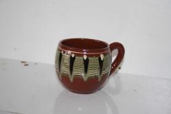 Eski Akıtmalı Ufak Boy Dekoratif  FİNCAN (KİTAP RAF