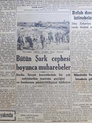Cumhuriyet Gazetesi - 18 Temmuz 1943 - Büyük Bir Cemiyet Nizamı Davası Yazan Nadir Nadi Köşe Yazısı - İki Diploma Töreni - Orman Fakültesi İle Teknik Okulu Mühendis Ve Fen Memuru Kısımlarının Mezunları Dün Diploma Aldılar - Katania Yanıyor - İngiliz Ordusu Alman Hatlarını Yararak Şehre Yaklaştı - Maarif Vekili Hasan Ali Yücel Müfettişlerle 4 Saat Süren Bir Toplantı Yaptı - Harekat Sahasında Radyo İle Nakledilen Resimlerden - Refah Vapuru Faciası Davası - Askeri Vaziyet Orel Ve Sicilyada Son Harekat Yazan Emekli General H. Emir Erkilet Yazı Dizisi - Münih Ve Amsterdam Bombalandı - Garbi Trakya Bulgarlaşıyor - İsmail Dümbüllü Temsilleri - Haftanın Şakaları Yazan Burhan Felek - Sulh Ve Ekonomi Yazan Şükrü Kaya - Cumhuriyet Bayramı Hazırlıkları - Sinemagazin Çıktı - Bugünkü At Yarışları - Bolu'da Atatürk Günü - Mim Çakır Gazinosunda Müzeyyen Senar Işıl - Kadıköy İnci Gazinosunda Mualla Ve Arkadaşları - Suad Gün Konseri YeşilPark Gazinosunda - Mualla Gökçay Konseri - Bugünkü Radyo Programı