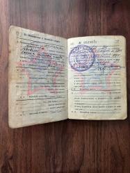 Koleksiyonluk Orijinal Sovyet Dönemi Ukrayna Askerlik Belgesi (1973 - Lviv) Колекційний оригінальний військовий квиток радянського періоду (1973 – Львів)