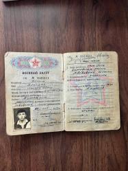 Koleksiyonluk Orijinal Sovyet Dönemi Ukrayna Askerlik Belgesi (1973 - Lviv) Колекційний оригінальний військовий квиток радянського періоду (1973 – Львів)