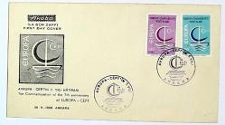 1966 FDC EUROPA-CEPT'in 7. Yılı, Ankara, 26.09.1966, Akoba İlk Gün Zarfı (FDC-116)
