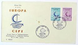 1966 FDC EUROPA-CEPT'in 7. Yılı, Ankara, 26.09.1966, G. Halepli İlk Gün Zarfı (FDC-116)