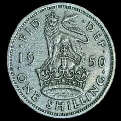 İngiltere 1950 1 Shilling