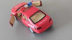 TIAN DU 2000 YILI İTFAİYE TEŞKİLATI KAPILARI  AÇILIR SESLİ VE LED IŞIKLI METAL ARABA 1/36 SIFIR HİÇ  KULLANILMAMIŞ SERGİLENMEMİŞ KOLEKSİUON ÜRÜNÜ