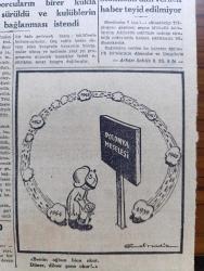 Cumhuriyet Gazetesi - 8 İkincikanun (Ocak) 1944 - Yarınki Davaların Bugünkü Tehlikesi Yazanlar Nadir Nadi Köşe Yazısı - Polonya Meselesi Rusya'daki Polonyalılar Birliği Taleplerini Bildirdi - Ruslar Kirovogradda Cepheyi Yardılar - Kızılordu Polonya'da Da 40 km. İlerledi İki Şehir Üzerine Yürüyor - Ticaret Vekili Celal Said Siren İstanbul'da Buğday Ticareti Yasağı Şiddetlendiriliyor - Sıhhat Vekili Hulusi Aktaş'ın Beyanatı Tifüs Tamamiyle Sönmedi Halk Hükümete Yardım Etmelidir - Spor Kulüpleri Birer Ticarethane Olmuş - Bu Harbin En Büyük İcadı - İngilizler Tazyik Edilmiş Hava İle Uçan 800 Km. Süratinde Pervanesiz Uçaklar Yaptılar - Şanghay Batakhaneleri Bugün Melek Sinemasında - İkinci Dünya Harbi Ve Güneş Lekeleri Yazan Profesör Salih Murat Uzdilek - Ekmek Kartı Yolsuzlukları - Aşkın Doğuşu Yazan Peride Celal Yazı Dizisi - Safiye Ayla İzzettin Ökte Ve Burhan Ökte Saray Sinemasında - Gene Tramvayda Dilekler Yazan Burhan Felek Köşe Yazısı - Göl Bakiresi Şark Sinemasında - Bulmaca