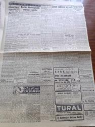 Cumhuriyet Gazetesi - 8 İkincikanun (Ocak) 1944 - Yarınki Davaların Bugünkü Tehlikesi Yazanlar Nadir Nadi Köşe Yazısı - Polonya Meselesi Rusya'daki Polonyalılar Birliği Taleplerini Bildirdi - Ruslar Kirovogradda Cepheyi Yardılar - Kızılordu Polonya'da Da 40 km. İlerledi İki Şehir Üzerine Yürüyor - Ticaret Vekili Celal Said Siren İstanbul'da Buğday Ticareti Yasağı Şiddetlendiriliyor - Sıhhat Vekili Hulusi Aktaş'ın Beyanatı Tifüs Tamamiyle Sönmedi Halk Hükümete Yardım Etmelidir - Spor Kulüpleri Birer Ticarethane Olmuş - Bu Harbin En Büyük İcadı - İngilizler Tazyik Edilmiş Hava İle Uçan 800 Km. Süratinde Pervanesiz Uçaklar Yaptılar - Şanghay Batakhaneleri Bugün Melek Sinemasında - İkinci Dünya Harbi Ve Güneş Lekeleri Yazan Profesör Salih Murat Uzdilek - Ekmek Kartı Yolsuzlukları - Aşkın Doğuşu Yazan Peride Celal Yazı Dizisi - Safiye Ayla İzzettin Ökte Ve Burhan Ökte Saray Sinemasında - Gene Tramvayda Dilekler Yazan Burhan Felek Köşe Yazısı - Göl Bakiresi Şark Sinemasında - Bulmaca