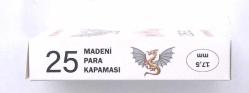 Madeni Para Kapaması, ÇAP: 17,5 mm, Kendinden Yapışan
