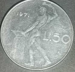 İTALYA 1971  50 LİRE
