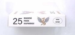 Madeni Para Kapaması, ÇAP: 22,5 mm, Kendinden Yapışan