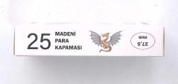 Madeni Para Kapaması, ÇAP: 27,5 mm, Kendinden Yapışan