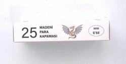 Madeni Para Kapaması, ÇAP: 39,5 mm, Kendinden Yapışan