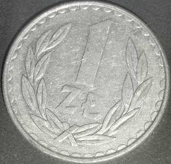 Efemera - POLONYA 1988  1 ZLOTY - kitantik - kitaLog