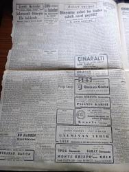 Cumhuriyet Gazetesi - 23 Mart 1944 - Bu Harbin En Büyük Bir Krizi Yazan Nadir Nadi Köşe Yazısı - Almanlar Romanya'yı Da Mı İşgal Ediyorlar - Alman İşgali Altındaki Macaristan'ın Yeni Başvekili Stojay Berlin'de Doktor Funk Ve Göbbels'le Konuşurken Fotoğraf - Antonescu Hitler'in Yanında - Almanlar Sofyadan Da Taleplerde Bulunmuşlar - Atlantik Beyannamesi Amerika Hükümeti Bir Muhtıra Neşretti - Churchill de Bu Beyanname Üzerinde Yeni Görüşmeler Yapılacaktır Diyor - Emekli General Ali İhsan Sabis Mahkum Oldu - Şark Cephesinde Ruslar Dniesterin Batısında Bir Şehir Daha Aldılar - Şekverenli Hüseyin Efe Hakkında Yazan İsmail Habib Sevük - Üstad Selim Sırrı Tarcan 70 Yaşında - Gönüle Ses Tiyatrosunda - Paşa'nın Karısı Kadıköy Süreyya Sinemasında - Marion'un Kalbi Yazan Vicki Baum Yazı Dizisi - Bugün Çıkan Akbaba Bütün Kıymetleri Toplamıştır - Chromekto Saç Boyası - Bugünkü Radyo Programı - Bulmaca - Borsa - İstanbul Şehir Tiyatrosunda Bu Akşam Yaprak Dökümü -Ürolog Operatör Doktor Kemal Çağlar