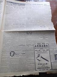 Cumhuriyet Gazetesi - 23 Mart 1944 - Bu Harbin En Büyük Bir Krizi Yazan Nadir Nadi Köşe Yazısı - Almanlar Romanya'yı Da Mı İşgal Ediyorlar - Alman İşgali Altındaki Macaristan'ın Yeni Başvekili Stojay Berlin'de Doktor Funk Ve Göbbels'le Konuşurken Fotoğraf - Antonescu Hitler'in Yanında - Almanlar Sofyadan Da Taleplerde Bulunmuşlar - Atlantik Beyannamesi Amerika Hükümeti Bir Muhtıra Neşretti - Churchill de Bu Beyanname Üzerinde Yeni Görüşmeler Yapılacaktır Diyor - Emekli General Ali İhsan Sabis Mahkum Oldu - Şark Cephesinde Ruslar Dniesterin Batısında Bir Şehir Daha Aldılar - Şekverenli Hüseyin Efe Hakkında Yazan İsmail Habib Sevük - Üstad Selim Sırrı Tarcan 70 Yaşında - Gönüle Ses Tiyatrosunda - Paşa'nın Karısı Kadıköy Süreyya Sinemasında - Marion'un Kalbi Yazan Vicki Baum Yazı Dizisi - Bugün Çıkan Akbaba Bütün Kıymetleri Toplamıştır - Chromekto Saç Boyası - Bugünkü Radyo Programı - Bulmaca - Borsa - İstanbul Şehir Tiyatrosunda Bu Akşam Yaprak Dökümü -Ürolog Operatör Doktor Kemal Çağlar