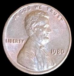 Amerika 1980 1 Lincoln Cent