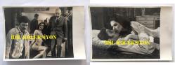 AHMET MEKİN'İN ORİJİNAL 2'Lİ FOTOĞRAF SETİ  18 x 12 cm EBADINDA - AHMET MEKİN'İN MELEK GÜRGÜN ve ALTAN GÜNBAY İLE AYNI KAREDE OLDUĞU ''ATEŞ ve BARUT (1971)'' İSİMLİ YEŞİLÇAM FİLMİNDEN 2 FARKLI KARE