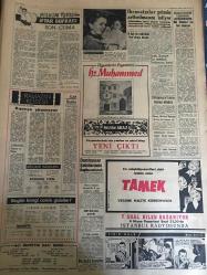 YENİ SABAH GAZETESİ 4 NİSAN 1959 YIL :21 SAYI :7216--Ankara sa 43 Bahai nin duruşmasına başlandı --CHP li Mebuslar Avrupa Konseyine Katılamıyorlar --Bugün NATO nun 10. yıldönümü kutlanıyor --Askerliğini  yapmayan Mebusun durumu dün Meclis de tartışıldı ---Dış borçlarımız 1 milyar 692 milyon ---Karagöz de elden gidiyor ! :Siyavuşgil --Karaborsayı önlemek için sıkı bir mücadele başladı --İstanbul Rehberi ---İhracatçılar primin artırılmasını istiyor ---Sinema :Altın Heykel ,Kadere Yolu --Milli lig ,gelecek sene 21 takımla oynanacak --Güreş Federasyonu Merkezi İstanbul a Naklediliyor ---Beş Amerikalı atlet geliyor ---Türkiye ve Fransa Ordu Takımları  yarına hazır --Genç Milli Takımımızın Başarısızlık Sebepleri ---Hilmi İsviçre ye transfer edecek ---Bolu yolunda dün üç vasıta çarpıştı --1000 işçiye iftar yemeği verilecek --Kerküklüler endişe içinde --CHP Meclisi İnönü nün riyasetinde toplandı --Hindistan Dalay Lamayı  kabul etti --