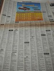 SABAH İSTANBUL GAZETESİ SABAH MELODİ GAZETESİ - 10 EYLÜL  1999 - Erdal Bilallar-Eczaneler-Güzellik Rehberi-Sağlık Rehberi-Sabah Sarı Sayfalar-Şenol Baştakar- pis kokular-üsküdar belediyesi-kırtasiye fuarı- erol Çakır- yılmaz Bayat- baymak- wolf- sabah İstanbul- zeynep mutlu eğitim vakfı-şan taylan-recep Aslan- kemer kolej- maltepe-avcılar-sabri yılmaz-güler duyar- mutfak- Prestij kontakt lens- onur akşam lisesi-pimapen- pendik akşam Lisesi-interlang- bayındırlık bakanlığı-pendik-yusuf namoğlu-yavuz Asdemir- Beşiktaş- Hüseyin bürge- platan-mafya-cırcus Europa-julia roberts-richard gere-runaway bride- Kaçak gelin-tango-metin yazır-pera- the Matrix- sun city-sevim Akbay- abdi ipekçi-erol Çakır-