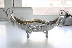 VİNTAGE SARI METAL  GÜMÜŞ KAPLAMA KONDOL DETAYLAR RESIMLERDE (ANTIK KOLİ 12