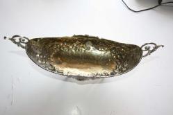 VİNTAGE SARI METAL  GÜMÜŞ KAPLAMA KONDOL DETAYLAR RESIMLERDE (ANTIK KOLİ 12