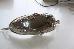 VİNTAGE SARI METAL  GÜMÜŞ KAPLAMA KONDOL DETAYLAR RESIMLERDE (ANTIK KOLİ 12