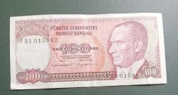 7 Emisyon F 51 seri 100 Lira Ççt