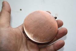 Eskilerden Metal Taşlı Cep Aynası BAKIR VİNTAGE (GETİR KOLİSİ