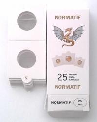 Madeni Para Kapaması, ÇAP: 25 mm, Kendinden Yapışan