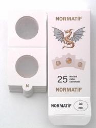 Madeni Para Kapaması, ÇAP: 30 mm, Kendinden Yapışan