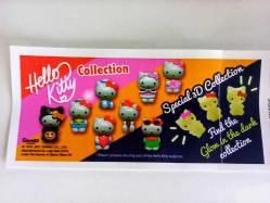 Hello Kitty Sürpriz Yumurta Oyuncakları - Mini Figür - Special 3D Collection - Yeşil