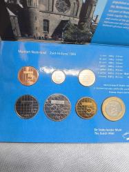 Hollanda 5/10/25 Cent 1/2½/5 Gulden ve Özel Jetonu İle Birlikte 1995 Madeni Para Seti ÇİL