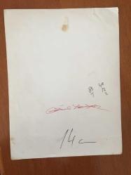 GÖNÜL YAZAR'IN ORİJİNAL BÜYÜK BOY FOTOĞRAFI - 24 x 18 cm EBADINDA - GÖNÜL YAZAR AÇIK RENK TAKIM ELBİSESİ ve GÜNEŞ GÖZLÜKLERİYLE KONUŞARAK YÜRÜRKEN ÇEKİLMİŞ BİR KARE