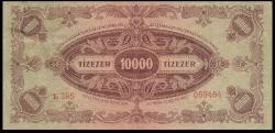 Pul Sürşarjlı Macaristan 10000 Pengö  1945 ÇT+