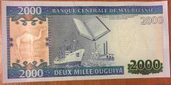 MORITANYA.2000 OUGUIYA 2011 ÇİL.KAĞIT   PARA