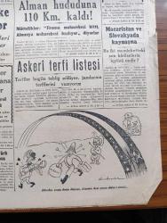Cumhuriyet Gazetesi - 29 Ağustos 1944 - Harb Ahlakı Yazan Nadir Nadi Köşe Yazısı - Müttefiklerin Bulgaristan Sulh Şartları - 1 İşgal Olunan Bütün Toprakların Tahliye Edilmesi 2 Müttefiklere Tam Manasıyla Yardım - Bulgaristan'ın Almanya'ya İlanı Harb Etmesi Bekleniyor - Müstakbel Balkan Konferansının İçinde Toplanması Düşünülen Dolmabahçe Sarayı Fotoğraf- Alman Hududuna 110 Km. Kaldı - Paris'e Yeni Alman Hava Hücumları - Sovyetler Macaristana Girdiler - Kazanova Maceraları Taksim Belediye Gazinosunda - Askeri Vaziyet Yazan Emekli General H. Emir Erkilet Yazı Dizisi - Bulgaristan Ve Romanya Mihvere Nasıl Girmişlerdi Yazan Eski Romanya Hariciye Nazırı M. G. Gafenku - Bulgaristan Ve Müttefikler Yazan Ömer Rıza Doğrul Köşe Yazısı - Maarif Vekili Hasan Ali Yücel Dün Hadımköyüne Gitti - Yahudiler Hakkında Tahdidat Kaldırıldı - Kırışın Bakalım Yazan Burhan Felek Köşe Yazısı - Bugünkü Radyo Programı - Fenni Sünnetçi Emin Fidan - Borsa - Sadi Tek Tiyatrosu Suad Gün Konseri - Yeni Halk Opereti