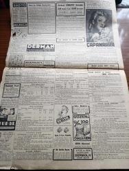 Cumhuriyet Gazetesi - 11 Birinciteşrin ( Ekim) 1944 -  Churchill'e Moskova'da Yazan Nadir Nadi Köşe Yazısı - Churchill'e İle Stalin'in Balkanlar Ve Polonyalılar Meselelerini De Konuştuklarını Bildiriliyor - Churchill İle Stalin Bir Ziyafetten Sonra Fotoğraf- Anıtkabir Ve Milli Şef İsmet İnönü - Achen Şehri Muhasara Edildi Fotoğraf - Kibar Hırsız Muzaffer Aydın Dün Eskişehir'de Yakalandı - Dumbarton Oaks Konferansında Verilen Kararlara Ait Tafsilat - Anzavur'un Romanı Yazan İsmail Habib Sevük - İktisat Vekili Fuad Sirmen Dün Sanayi Erbabıyla Görüştü - Müverrih Ahmed Refiğin Yıldönümü - Gönül Eğlencesi Başrolde Katherine Hepburn Melek Sinemasında - Almanya'da On İki Milyon Yabancı İşçi - Yeni Emniyet Nizamı Yazan Ömer Rıza Doğrul Köşe Yazısı - Baltık'ta 150,000 Alman Askerî Tecrid Edildi - Dikkate Değer Bir Mektup Yazan Burhan Felek Köşe Yazısı - Bugünkü Radyo Programı - Bulmaca - Tural Öksürük ve Bronşite Karşı - Çapamarka - Gözen'in Gençlik Kremi - Tablet Reosil Öksürüğe Karşı