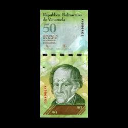 VENEZUELA (2015) - 50 Bolivares (ÇİL 10/10)