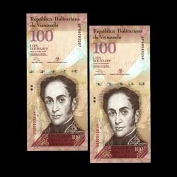 VENEZUELA (2013) - 100 Bolivares (ÇİL 10/10) 
