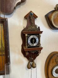 Antika hollanda günlük zincir kurmalı duvar saati