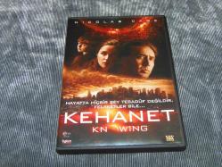 KEHANET - KNOWING-NICOLAS CAGE  - SIFIR AYARINDA ÇOK TEMİZ  DVD FİLMDİR
