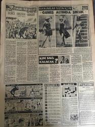 YENİ SABAH GAZETESİ 2 TEMMUZ 1959 YIL :22 SAYI :7300--Türkiye nin iktisadi istikrar programı müsbet netice verdi --Defterdarlık dolandırıldı ---Bu sene bir miktar şeker ithal edilmesi  muhtemel ---Atina da Türk -Yunan temasları başlıyor --İnönü yarın Ankara ya avdet ediyor --Heinrich Luebcke  B.Almanya nın yeni Cumhurreisi oldu --Türkiye de bir milyon çocuk  tahsil yapamıyor --Bir Alman talim uçağı Manyas gölüne düştü --Halk Oyunları :Siyavuşgil --İstanbul Rehberi ---Kolombiya da sellerden 180 kişi öldü --Kaçakçılıkla ilgili 3 kişi daha yakalandı --Bir yabancı şirket de 250 işçiye yol veriyor --Bir jandarma eri tüfekle öldürüldü --Belediye ,plajları yüzde 30 ucuzlatıyor --Yedi döviz kaçakçısı mahkum oldu ---B.Ahmet ,Mustafa ve Cemil Galatasaray da ---Kaleci Salahattin G.Birliğine giriyor --Fenerbahçe camiası iki gruba ayrıldı --Basın kupası boks maçları --Bu sene ki milli maçlar belli oldu --Eisenhower in enteresan bir basın toplantısı--Ateşe mermi atan 5 çocuk  parçalandı --